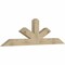 Ekena Millwork Saratoga Rough Sawn Timber Gable Bracket, Douglas Fir, 84"W x 24"H x 4"D x 6"F, 7/12 Pitch GBW084X24X0406SAR00RDF - alternate 2